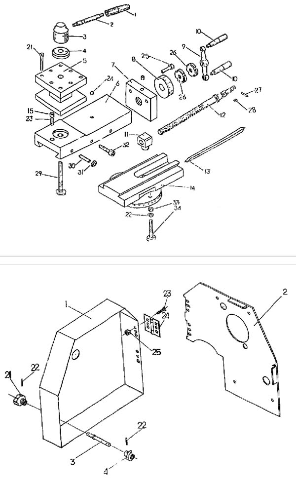 Креслення поперечного супорта токарного верстата SPA-500 SPA-500 Креслення поперечного супорта токарного верстата